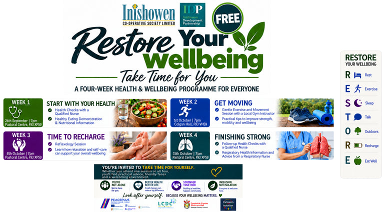 RESTORE Your Wellbeing in Carndonagh