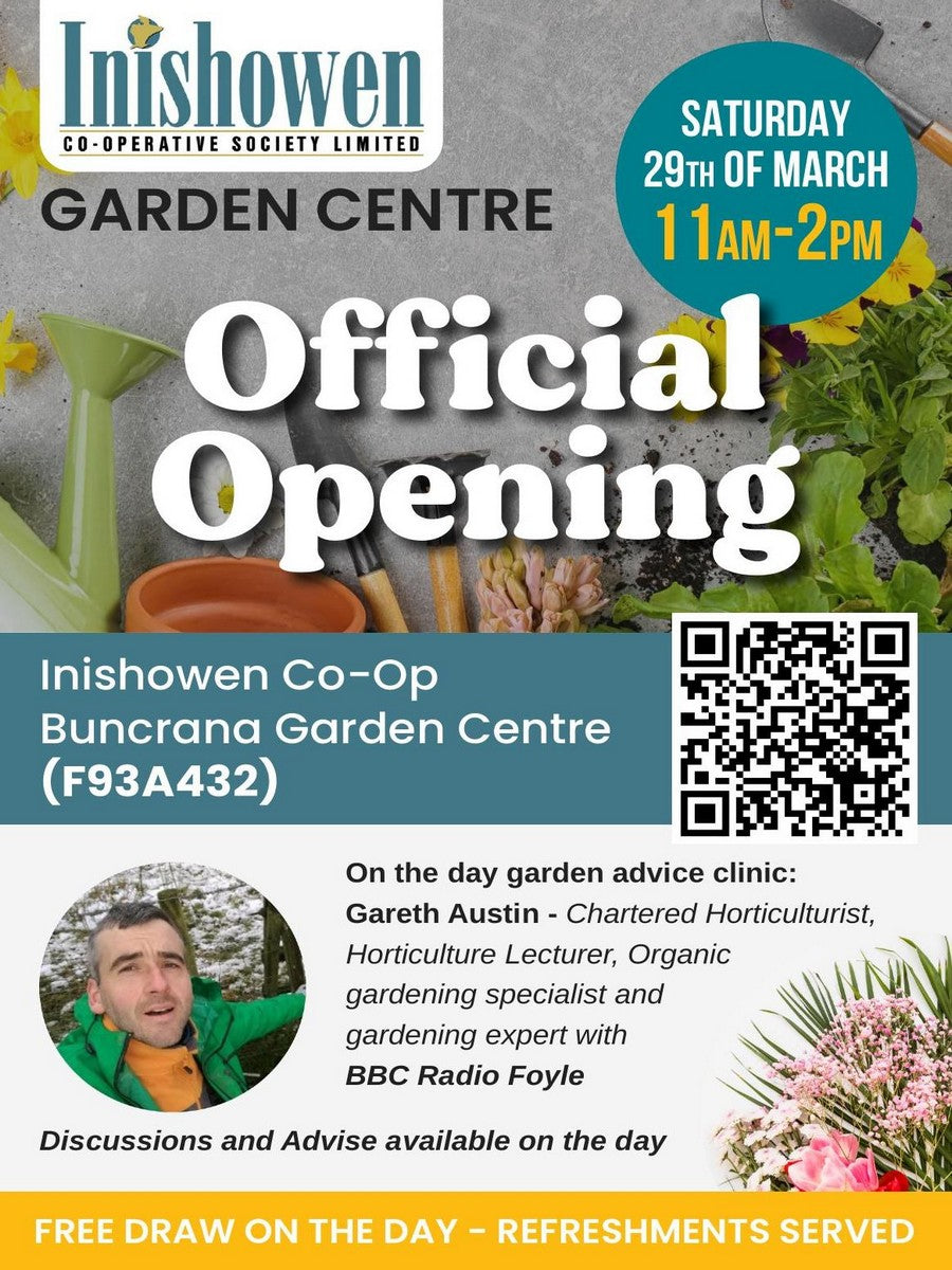 Inishowen Co-Op Garden Centre Launches New Buncrana Branch with Exciting Official Opening Event