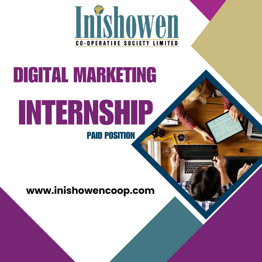 Inishowen Co-Op Announce Opportunity for Paid Digital Marketing Internship