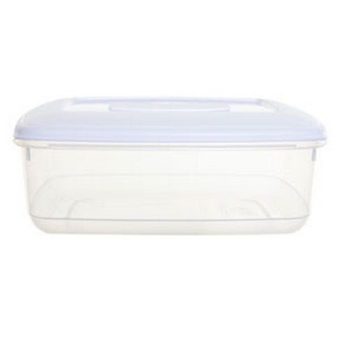 4LT FOOD STORAGE BOX - WHITE/GREEN LID (10)