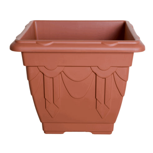 41CM SQ VENETIAN PLANTER-T/COTTA(10)