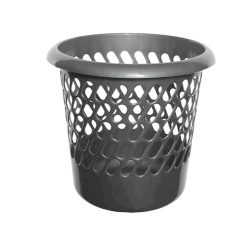 WASTE PAPER BASKET SILVER 10