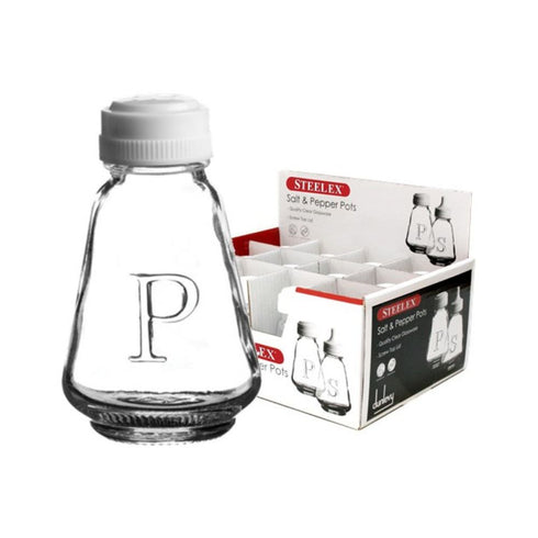 STEELEX GLASS PEPPERS WHITE TOP