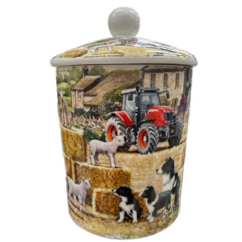 COLLIE AND SHEEP CANNISTER 2024 95921