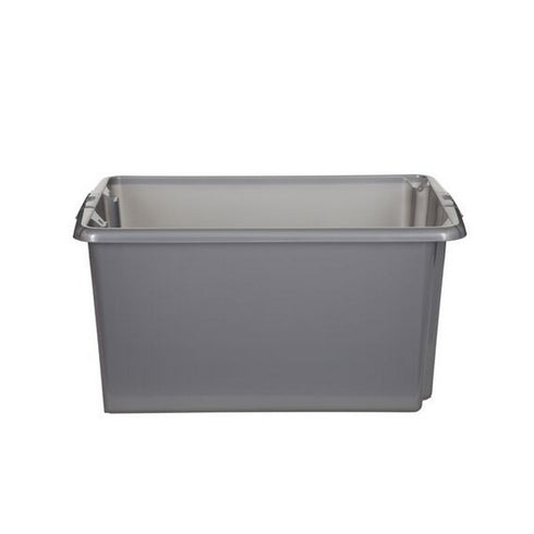 MEDIUM STORAGE BOX - SILVER (10)