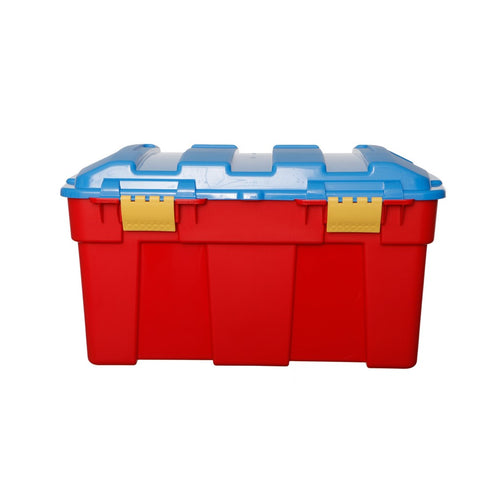 40L TRUNK RED BASE BLUE LID 2 PACKS 10