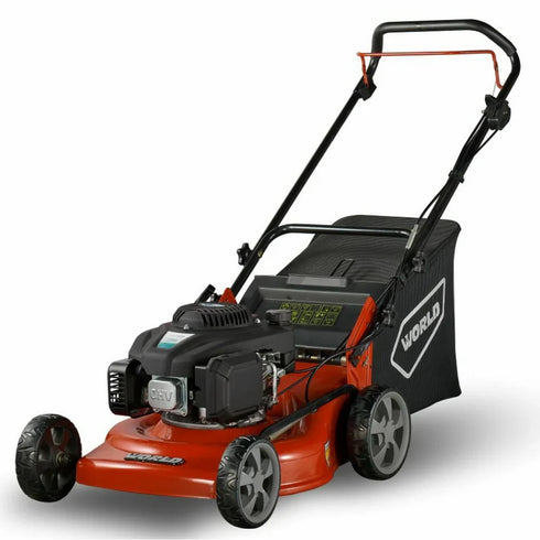 WORLD 3 IN 1 18" STEEL DECK PUSH LAWNMOWER (WYS182) (A)