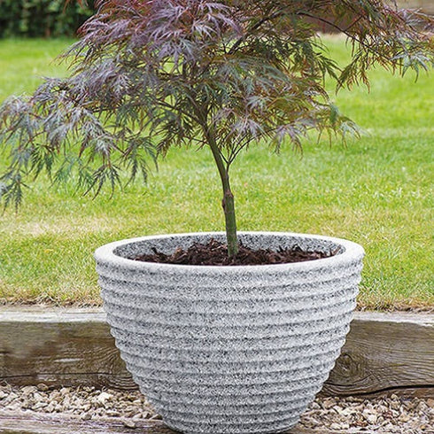 37CM HONEY POT ALPINE GREY