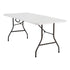 1.8M FOLDING TABLE WHITE
