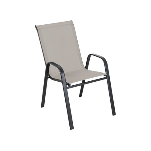 TEXTILENE STACKING CHAIR TAUPE