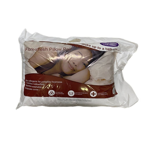 MICROFIBRE PILLOWS 2 PACK