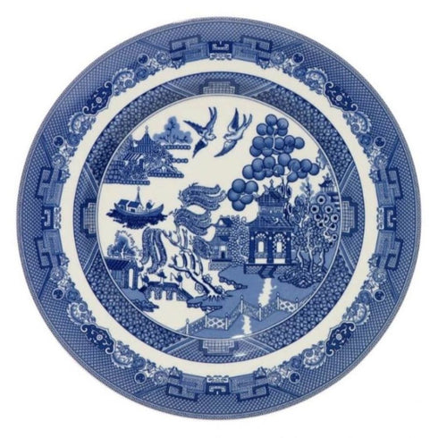 BLUE WILLOW 27cm DINNER PLATE 10.5"