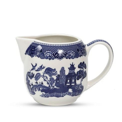 BLUE WILLOW CREAM JUG 7oz