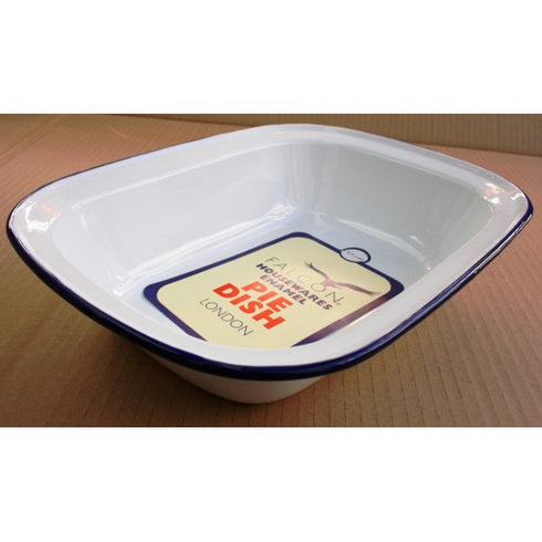 ENAMEL OBLONG PIE DISH 32cm (440