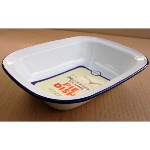 ENAMEL 28cm Oblong PIE DISH 44028
