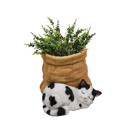 MGO sleepy cat planter