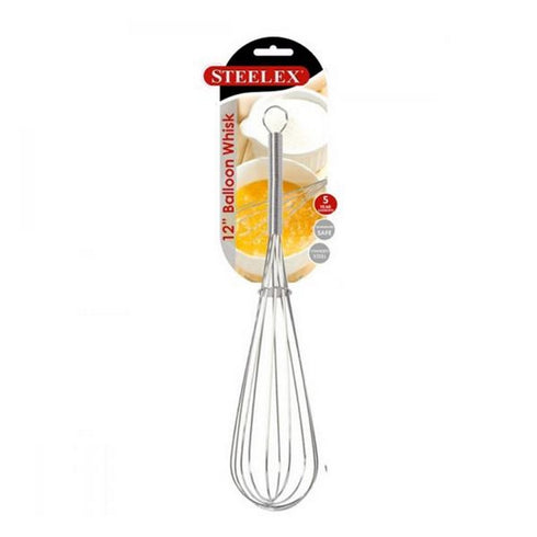 12" ST/STEEL WHISK - STEELEX