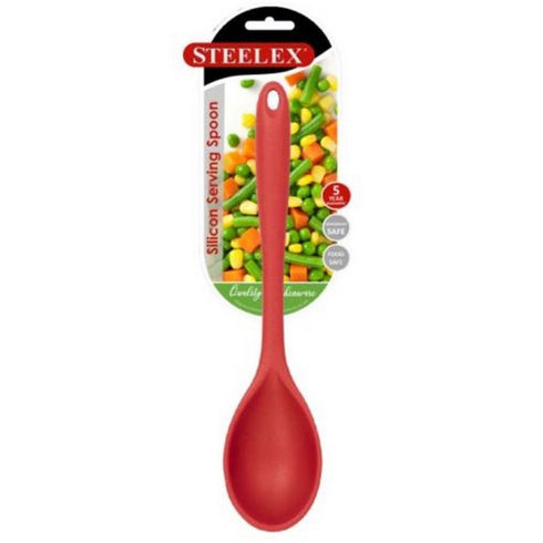 STEELEX SILICONE SERVING SPOON