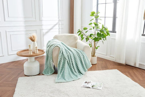 OSUM RIBBED THROW 150 X 200