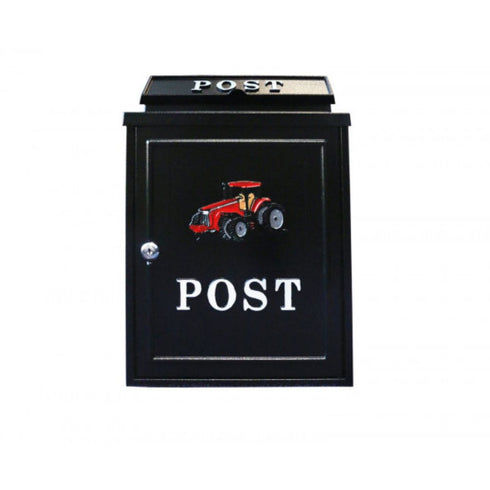 DIECAST RED TRACTOR POSTBOX