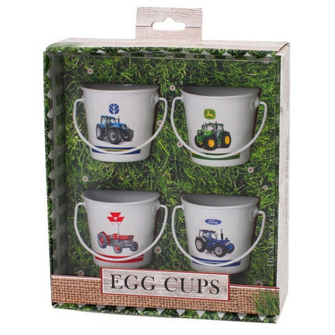 EGGCUPS TRACTORS - SET OF 4