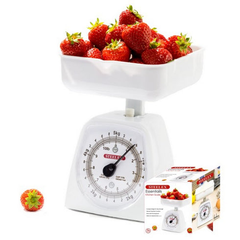 STEELEX WHITE KITCHEN SCALES SC1000