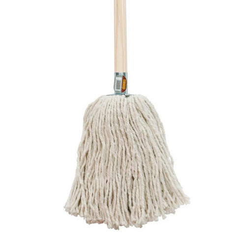 WHITE MOP HEADS - METAL SOCKET P.Y. NO. 16 ~