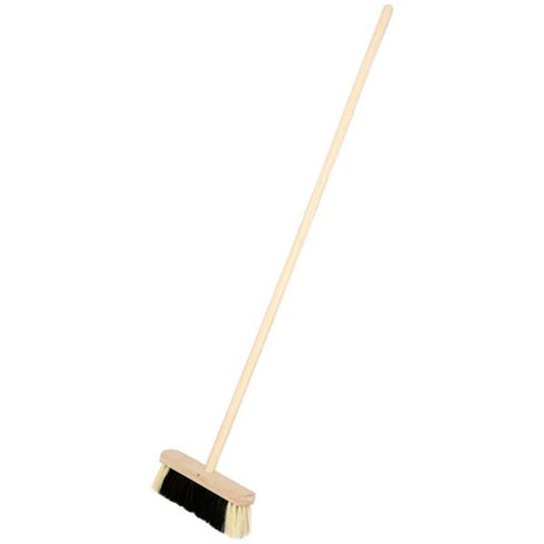 B&W 11” BROOM & HANDLE ~