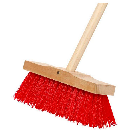 NYLON PATH BROOM & HANDLE ~