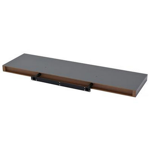 HI GLOSS GREY FLOAT SHELF 80 X 23.5CM