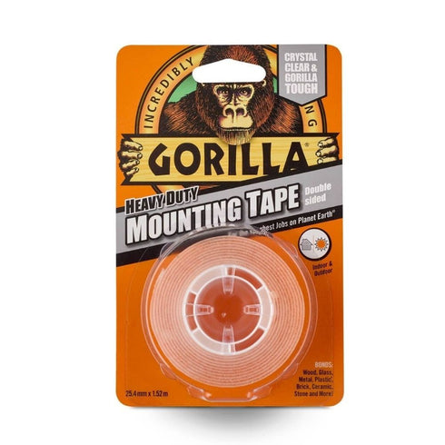 HEAVY GORILLA DUTY MOUNTING TAPE CLEAR ~