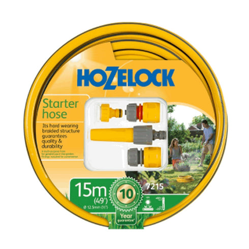 HOZELOCK STARTER HOSE 15M C/W FITTINGS ~