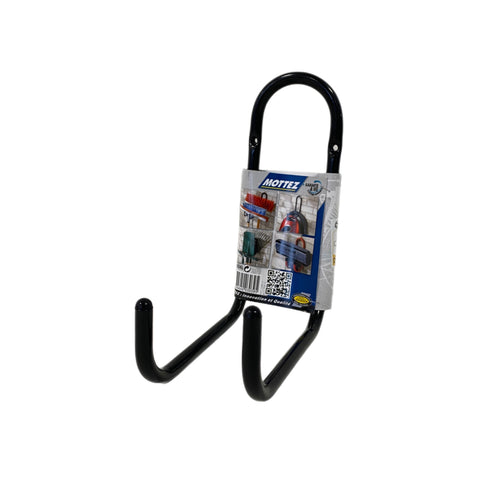 DOUBLE HOOK 165MM X 10MM BLACK 80KG