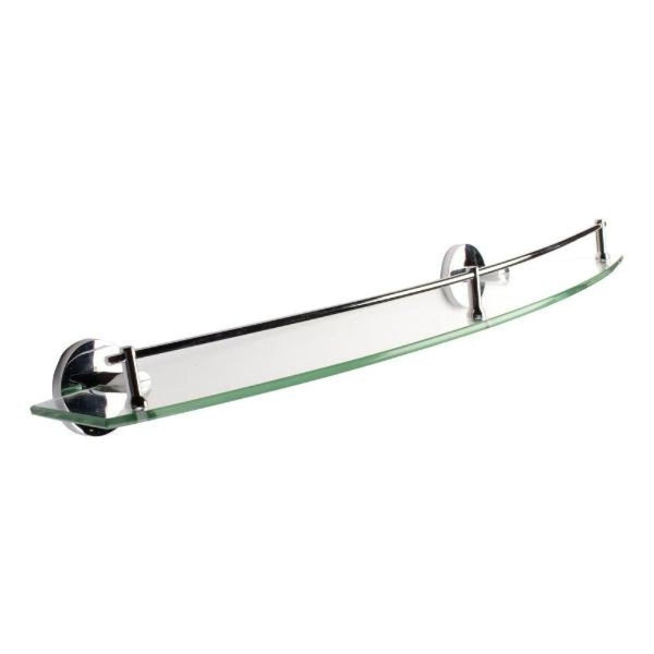 TEMA MALMO GLASS SHELF CHROME