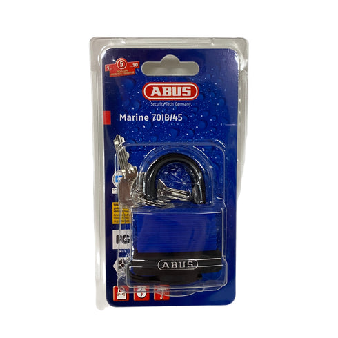 ABUS 45MM MARINE WEATHERPROOF PADLOCK 70 SERIES PADLOCK
