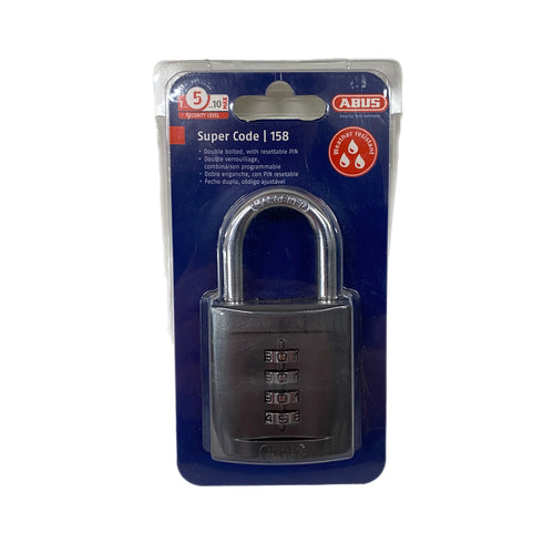 ABUS 50MM COMBINATION PADLOCK 158 SERIES