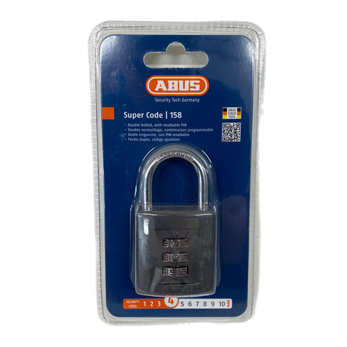 ABUS 40MM COMBINATION PADLOCK 158 SERIES