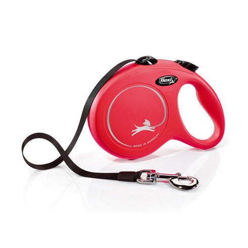 FLEXI CLASSIC SM RED CORD LEAD 5M