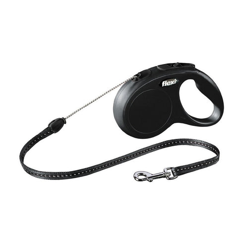 FLEXI CLASSIC SM BLACK CORD LEAD 5M