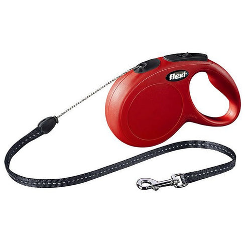 FLEXI CLASSIC SM RED CORD LEAD 8M