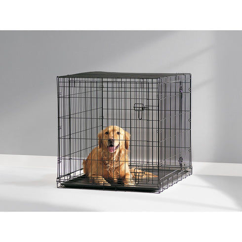 DOG COTTAGE 107CM BLACK WIRE