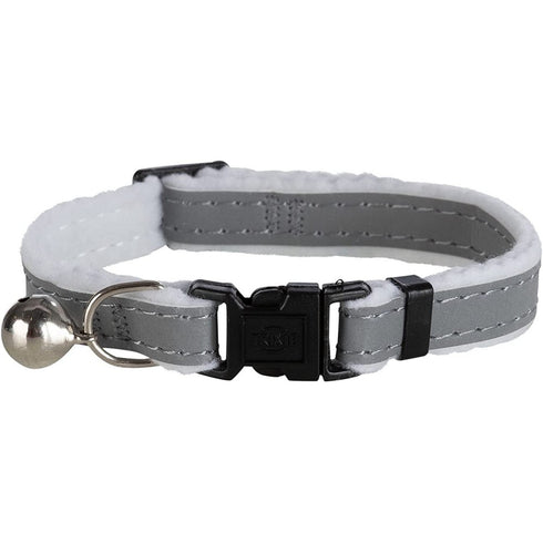 Cat Collar Reflective Silver