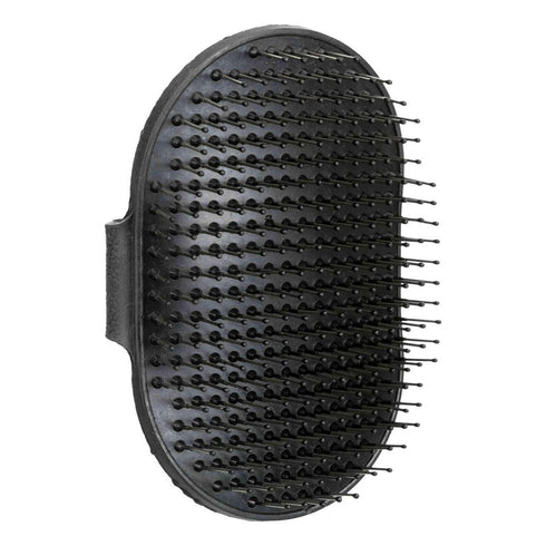 RUBBER GROOMING BRUSH WITH STRAP
