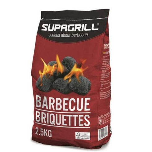 SUPAGRILL CHARCOAL BBQ BRIQUETTES 2.5KG