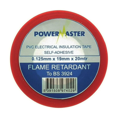 RED INSULATING TAPE 20MT X 19MM ~