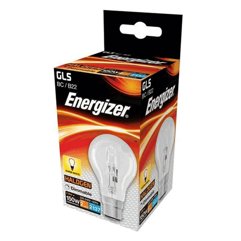 ENERGIZER 116W B22 CLEAR GLS HALOGEN