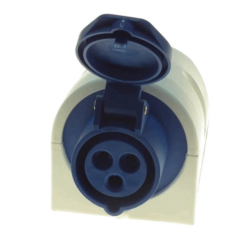 16A 220V 2P + E BLUE SOCKET