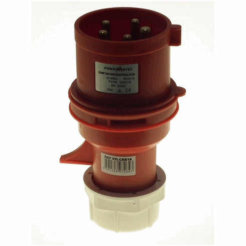 32A 380V 5P + E RED PLUG