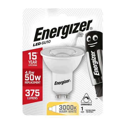 ENERGIZER LED GU10 5.7W DIMMABLE 345LM (50W)