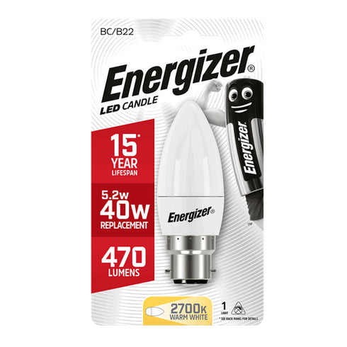 5.9W (EQ.40W)B22 LED CANDLE